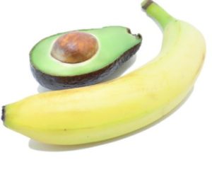 Банан с авокадо